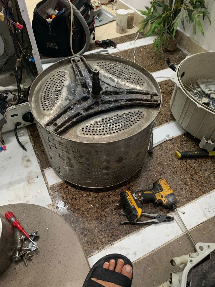 Vệ Sinh Máy Giặt Lồng Ngang